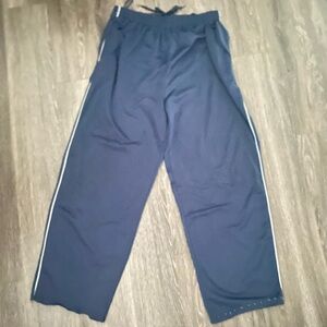 Nike Dark Blue Sweatpants with White Stripes